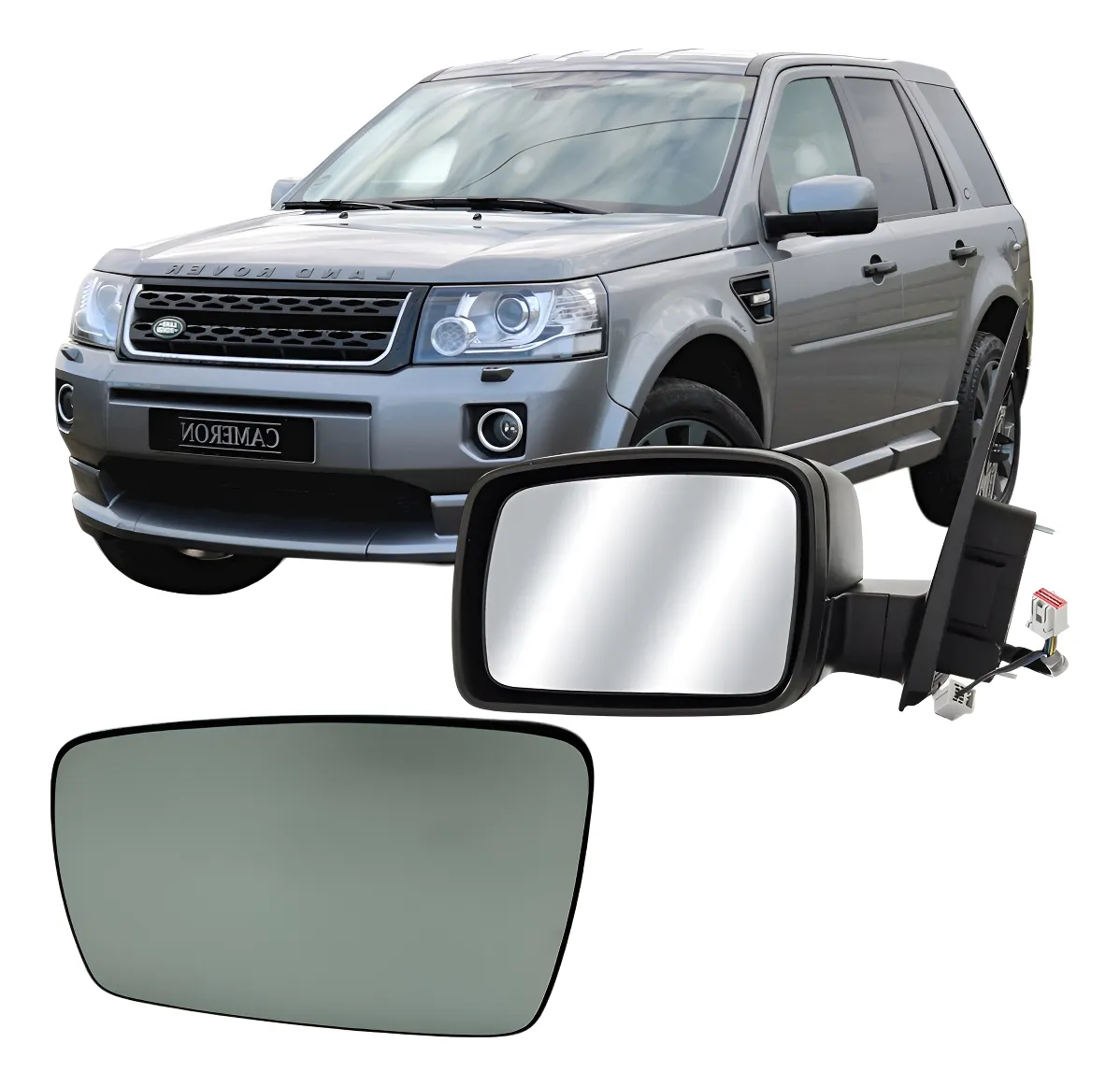 Lente Retrovisor Sub Freelander 06/10 com Des LE