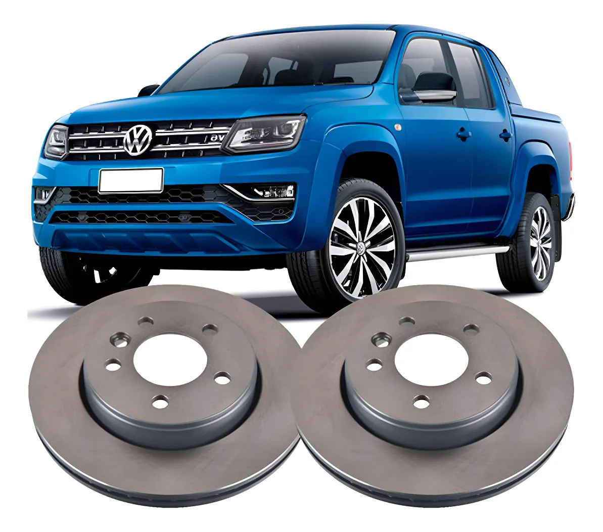 HF90C Disco Freio Ventil s/Cubo Tras Amarok 3.0 2018 /2023