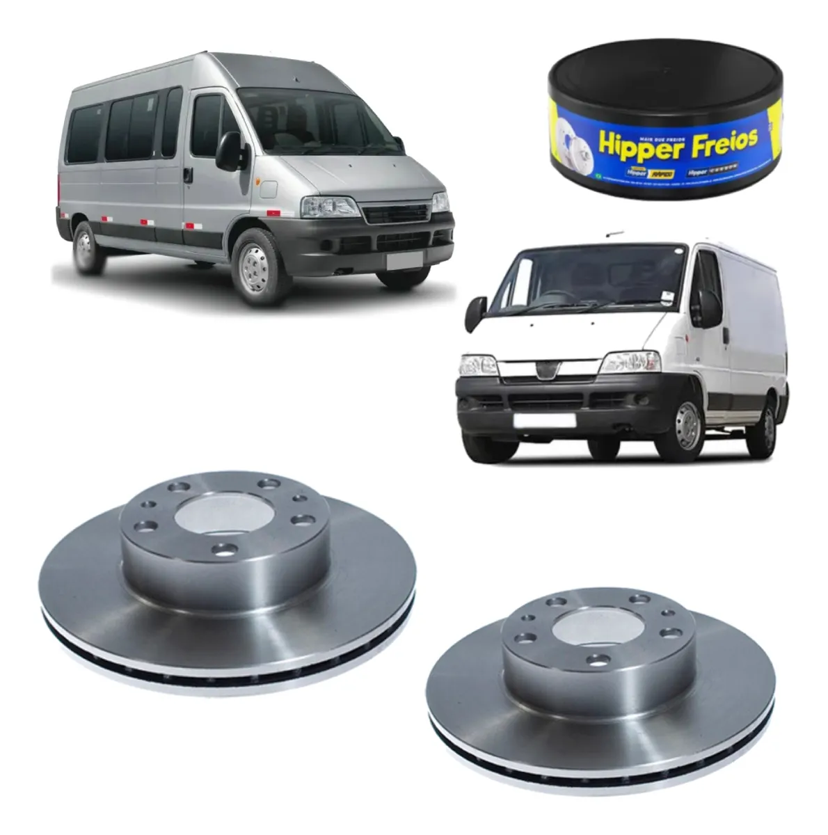 HF41 Disco Freio Vent S/Cubo Diant Ducato 2.8 99/Aro 15