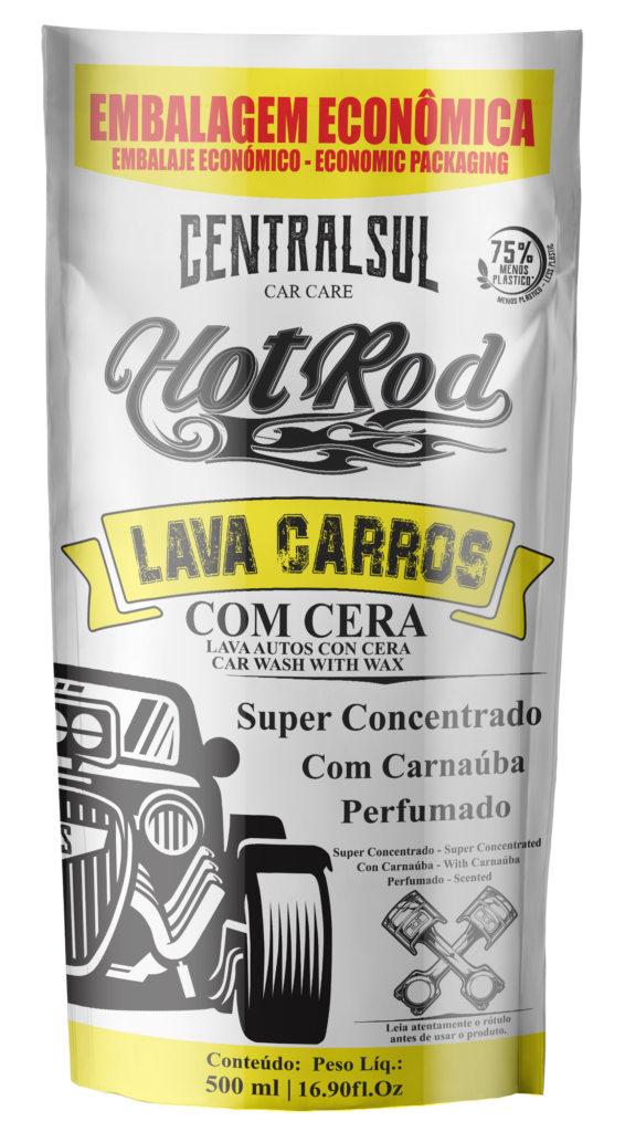 172545 Lava Carros com Cera Hot Rod Sachê 500ML